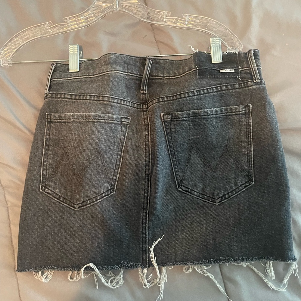 MOTHER denim mini skirt